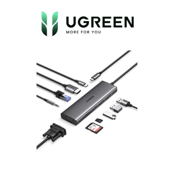 UGREEN STATION D'ACCUEIL USB-C 10en1 CM498